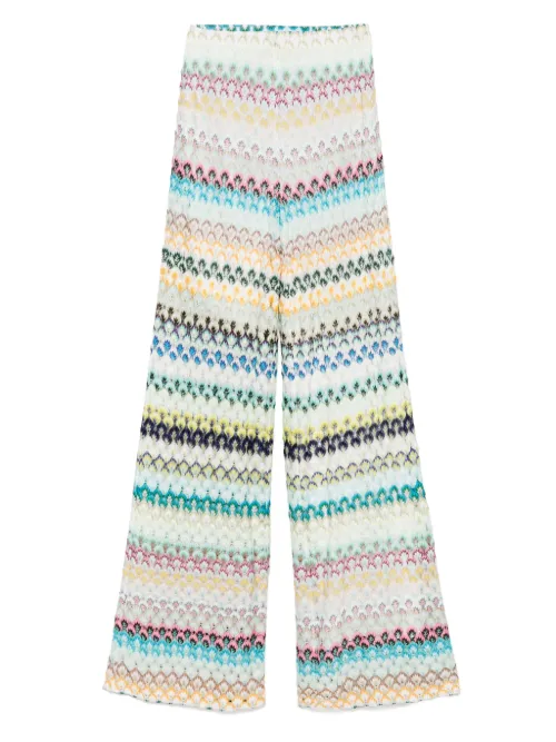 Pantalon à motif zigzag - Missoni - Modalova