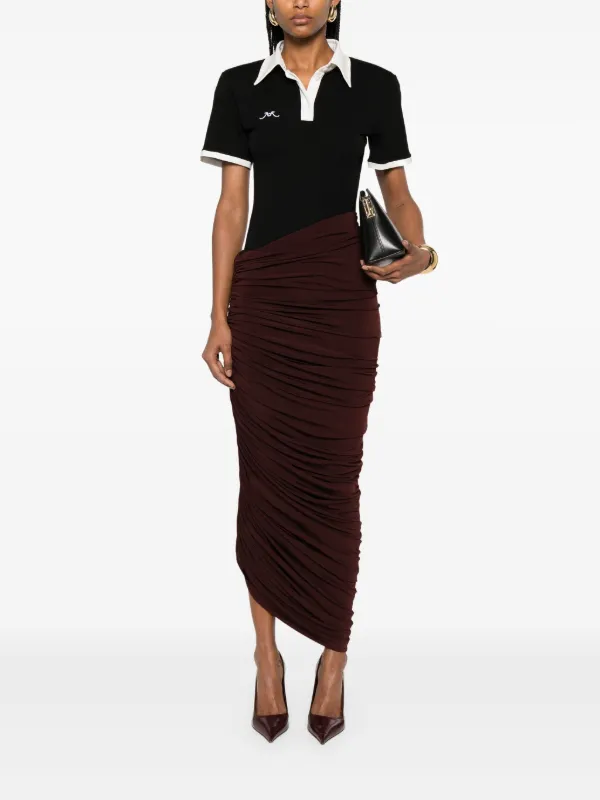 【関税込み】MAGDA BUTRYM '01' skirt Magda Butrym floral-appliqué Midi Skirt | White | FARFETCH