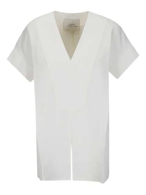 Studio Nicholson V-neck short-sleeved T-shirt 