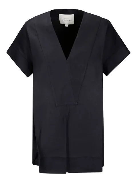 Studio Nicholson V-neck short-sleeved T-shirt 