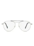 Moncler Eyewear pilot-frame glasses - Silver