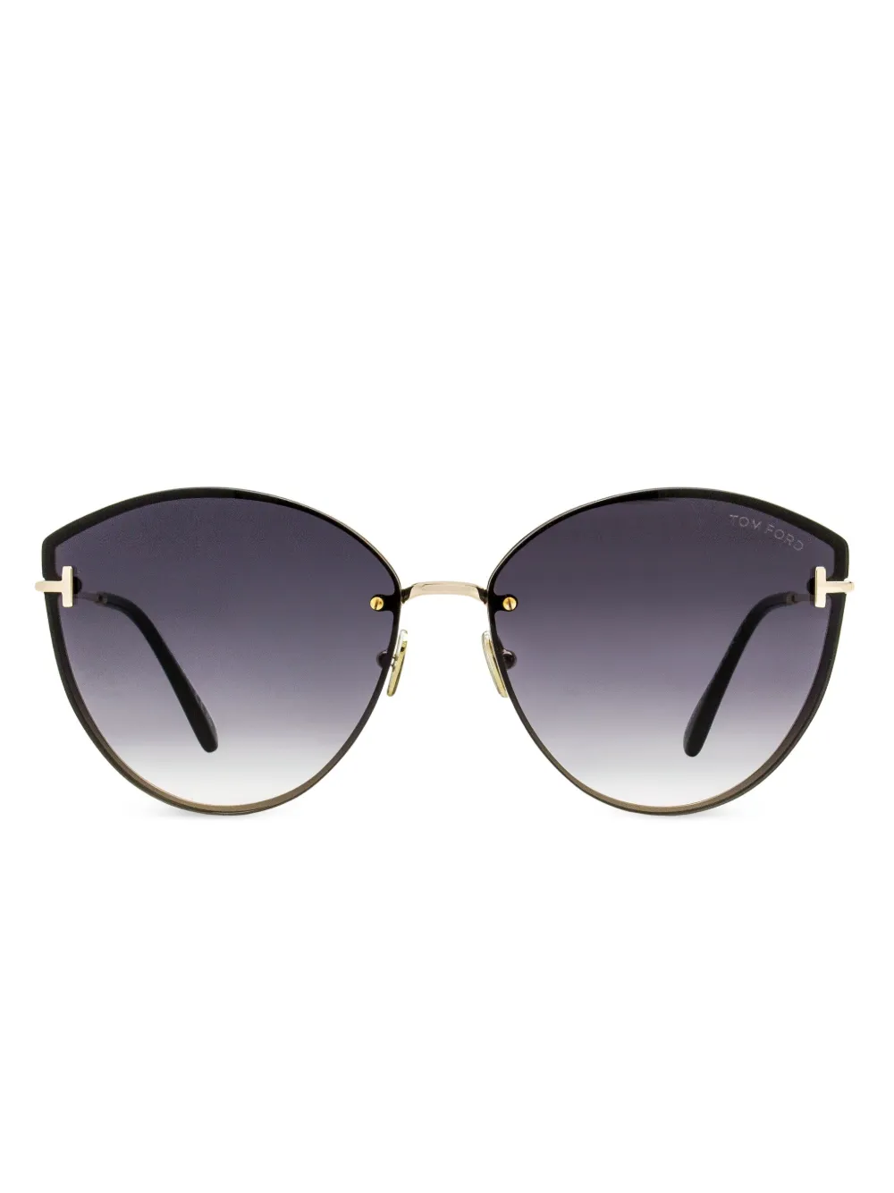 TOM FORD Eyewear Evangeline サングラス - ブラック TOM FORD Eyewear Evangeline サングラス - ブラック