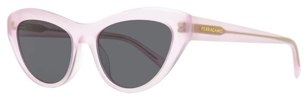 Ferragamo Zonnebril met cat-eye montuur Roze