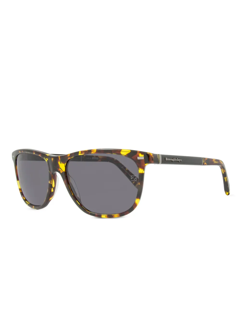 Zegna square-frame sunglasses - Marrone