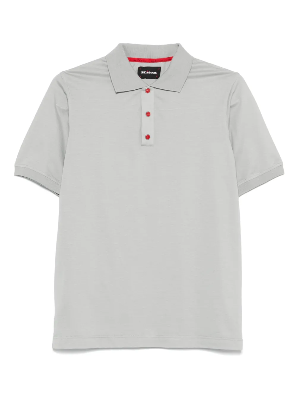 Kiton Poloshirt met korte mouwen Grijs
