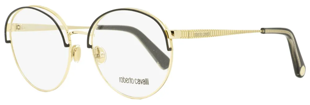 ROBERTO CAVALLI OVAL-FRAME GLASSES 