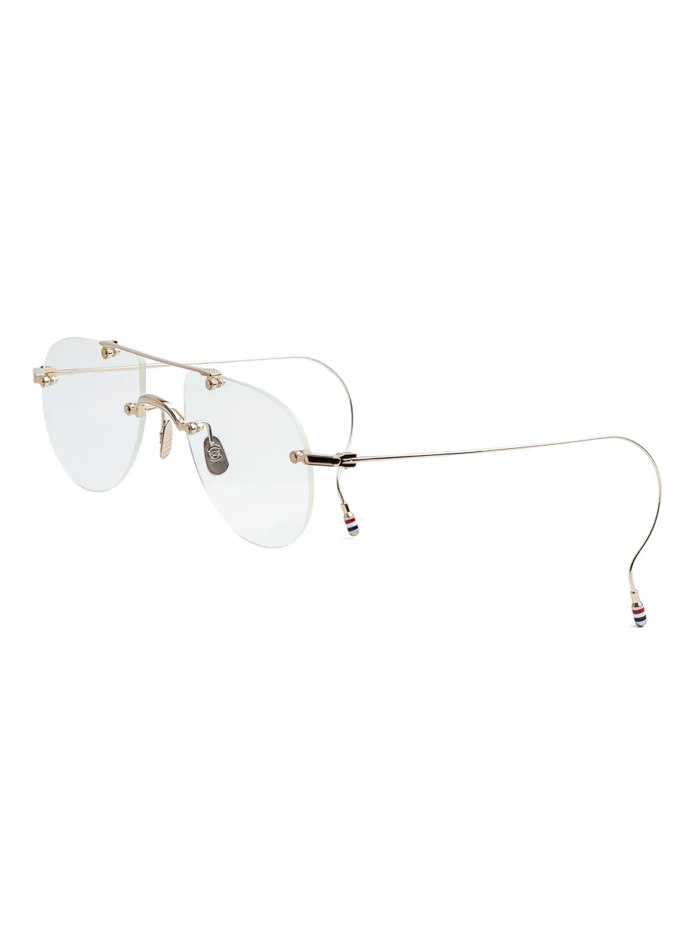 Thom Browne Eyewear lunettes de vue à monture pilote | Homme | Image 2