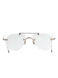 Thom Browne Eyewear pilot-frame glasses - Gold