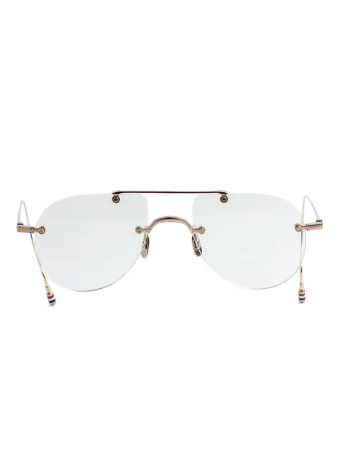 Thom Browne Eyewear lentes con armazón estilo piloto