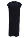 BOSS crew-neck midi dress - Black