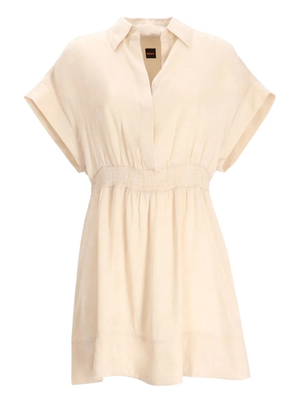 BOSS Mini-jurk met elastische taille Beige