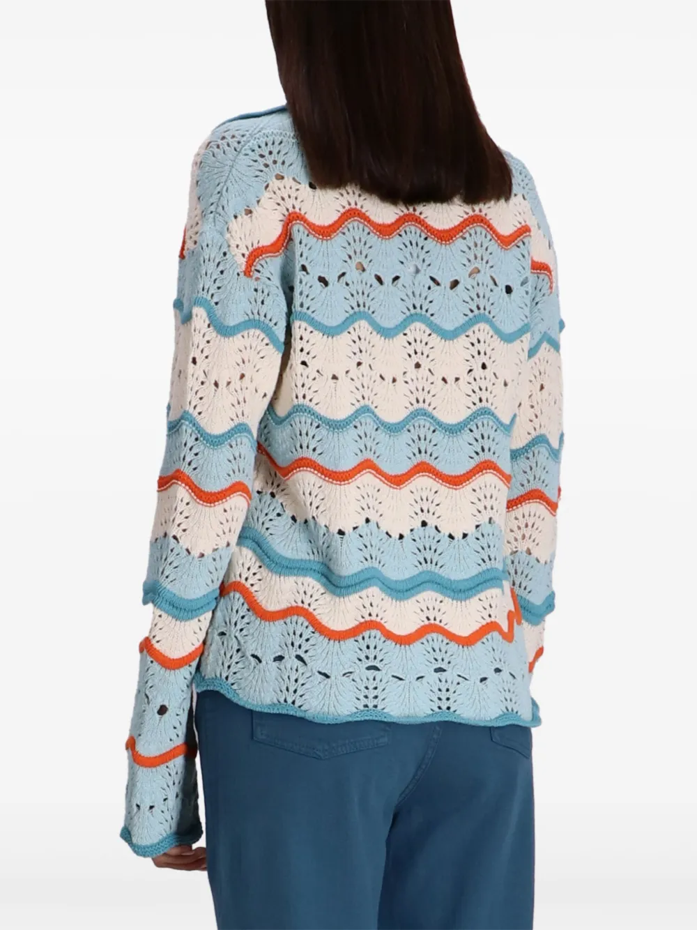 BOSS Gebreide trui Blauw