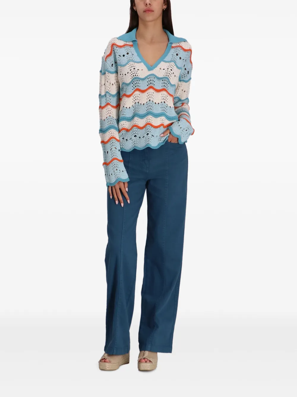 BOSS pull en maille pointelle | Pulls | Image 2