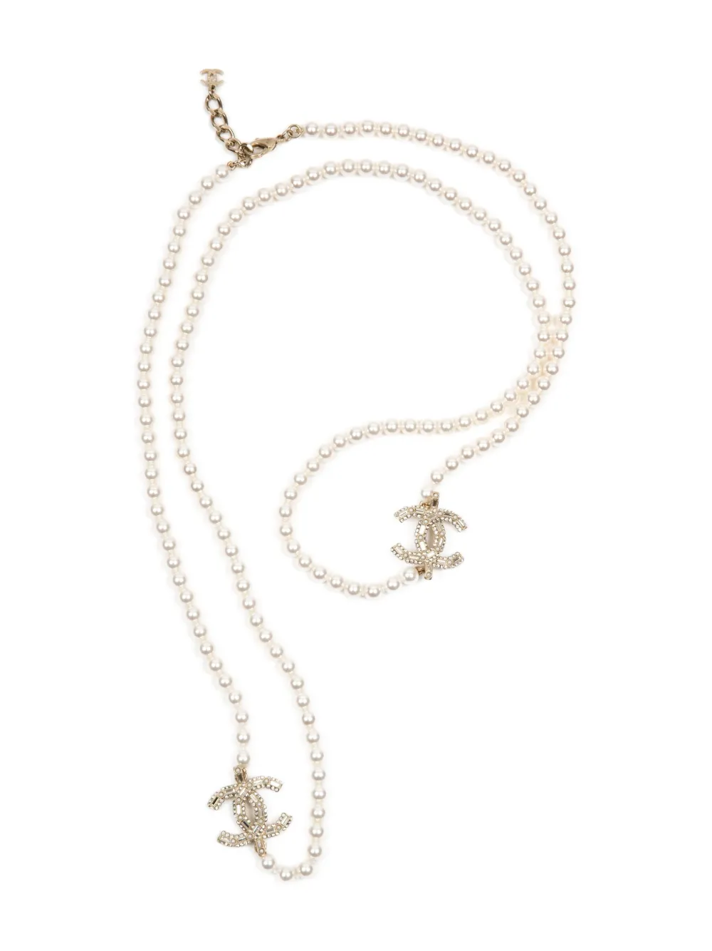 CHANEL Pre-Owned 2020s CC-logo necklace | Image 2