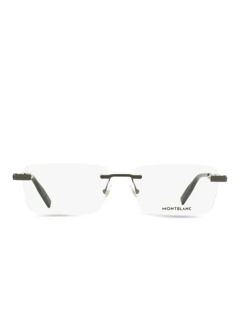 Montblanc lentes rectangulares sin armazón