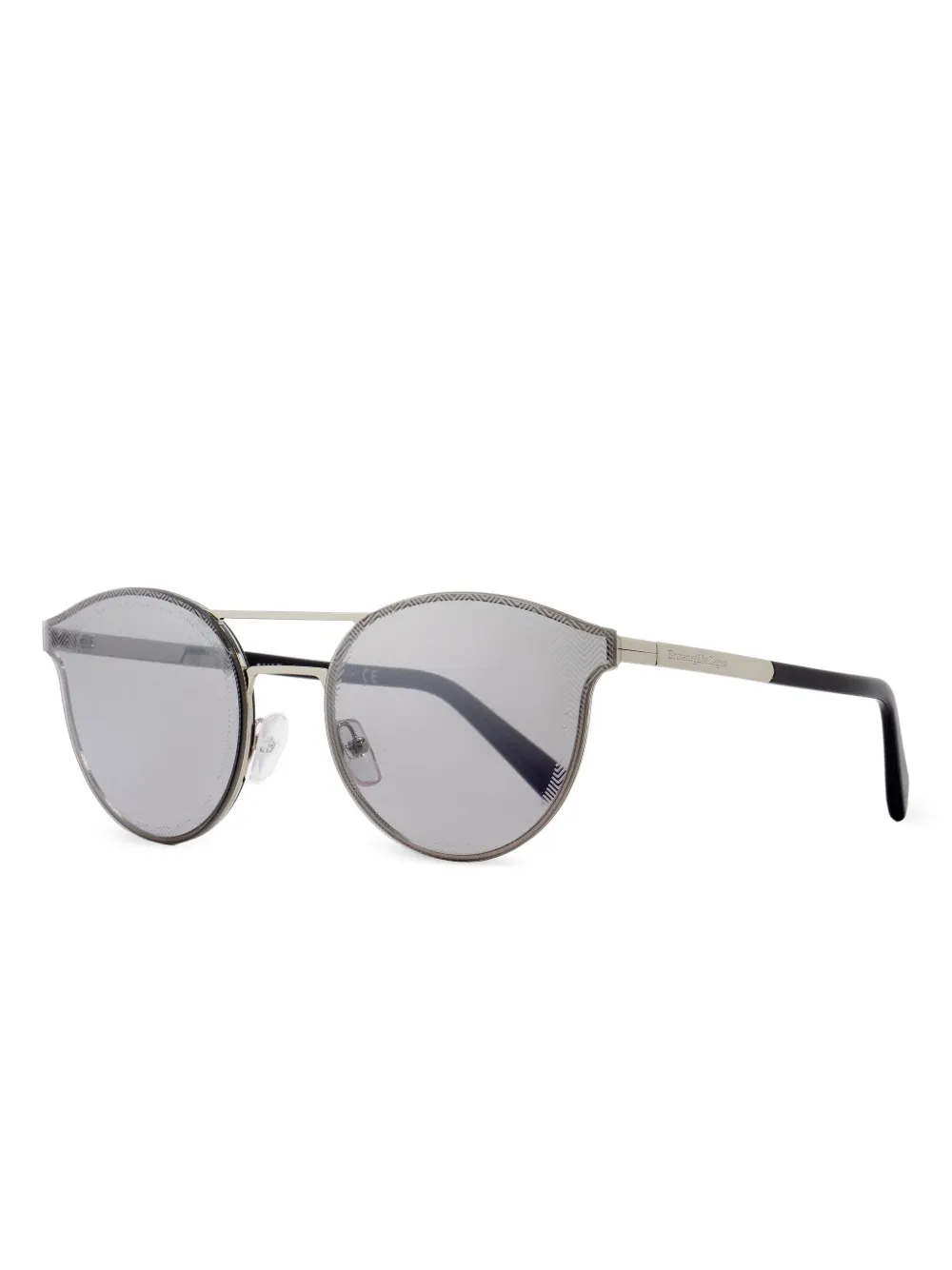 Zegna 0085 oval-frame sunglasses Grijs