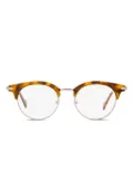 Moncler Eyewear round-frame glasses - Brown