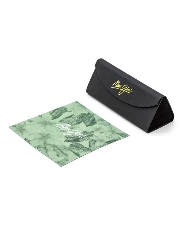 Maui Jim rectangle-frame Glasses | Red | FARFETCH ZA