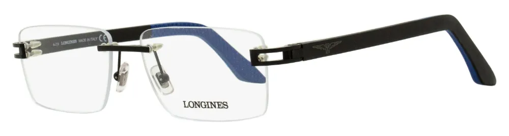 Longines Rimless Glasses In Schwarz