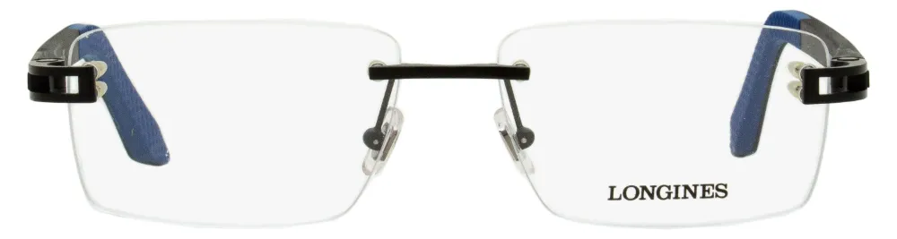 Longines Rimless Glasses In Schwarz