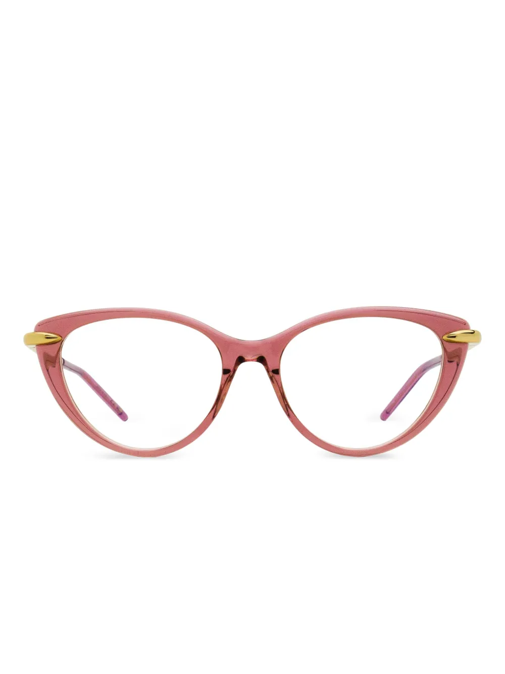 Pomellato Eyewear cat-eye-shape glasses | Pink | Image 1