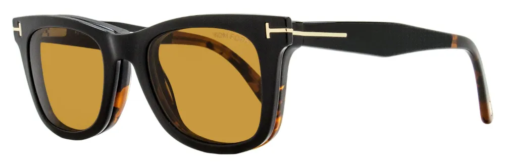Tom Ford Tortoiseshell-frame Glasses In Black