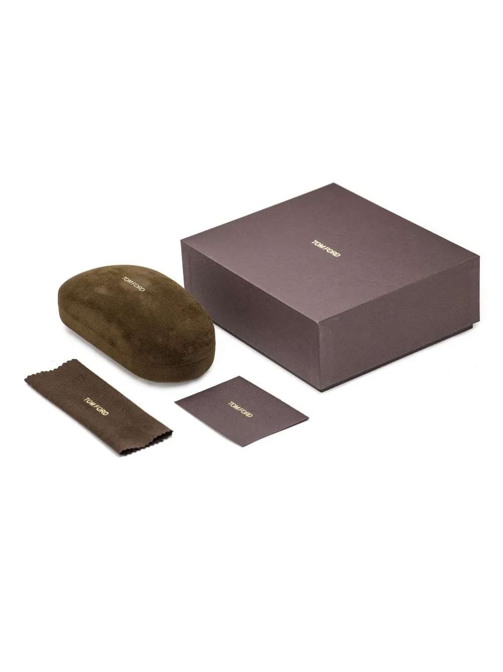 TOM FORD Eyewear Bril met schilpadschild design Zwart