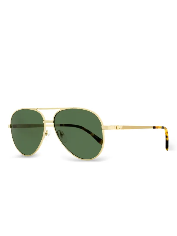 Lacoste Lunettes De Soleil à Monture Pilote Or FARFETCH MA