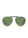 Zegna metal-frame pilot sunglasses - Gold