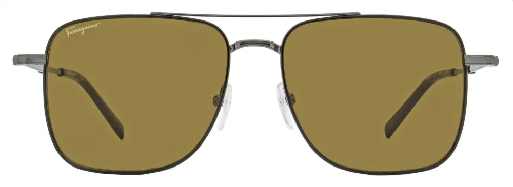 Ferragamo 266 zonnebril met piloten montuur Grijs