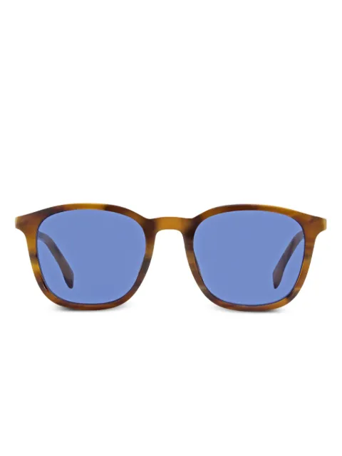 BOSS lentes de sol con armazón estilo carey