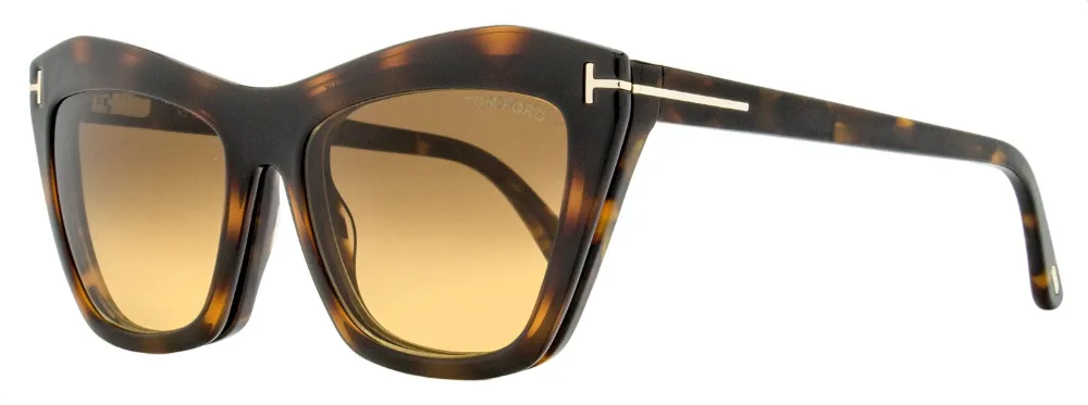 TOM FORD Eyewear Bril met cat-eye montuur Bruin