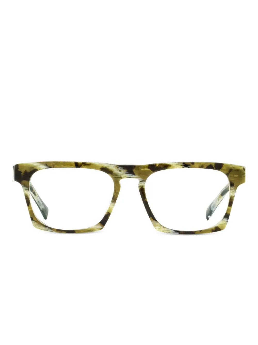 Alain Mikli lentes con armazón rectangular | verde | Image 1