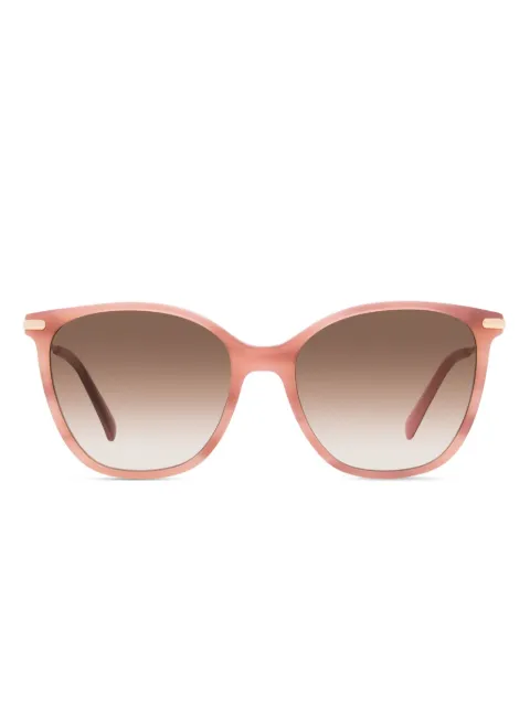Longchamp lentes de sol con armazón cuadrada