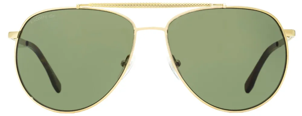Lacoste Pilot-frame Sunglasses In Gold