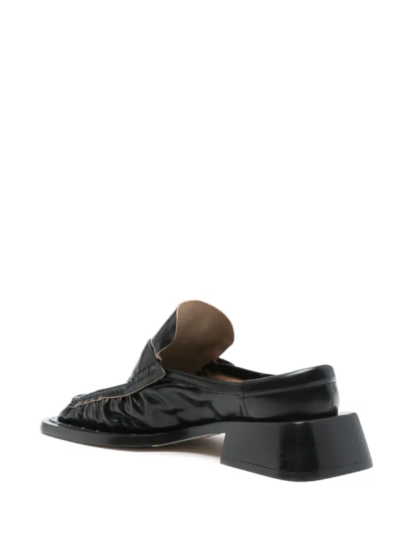 【関税込み】Miista ブラック Isla ローファー Miista 30mm Isla Loafers | Black | FARFETCH