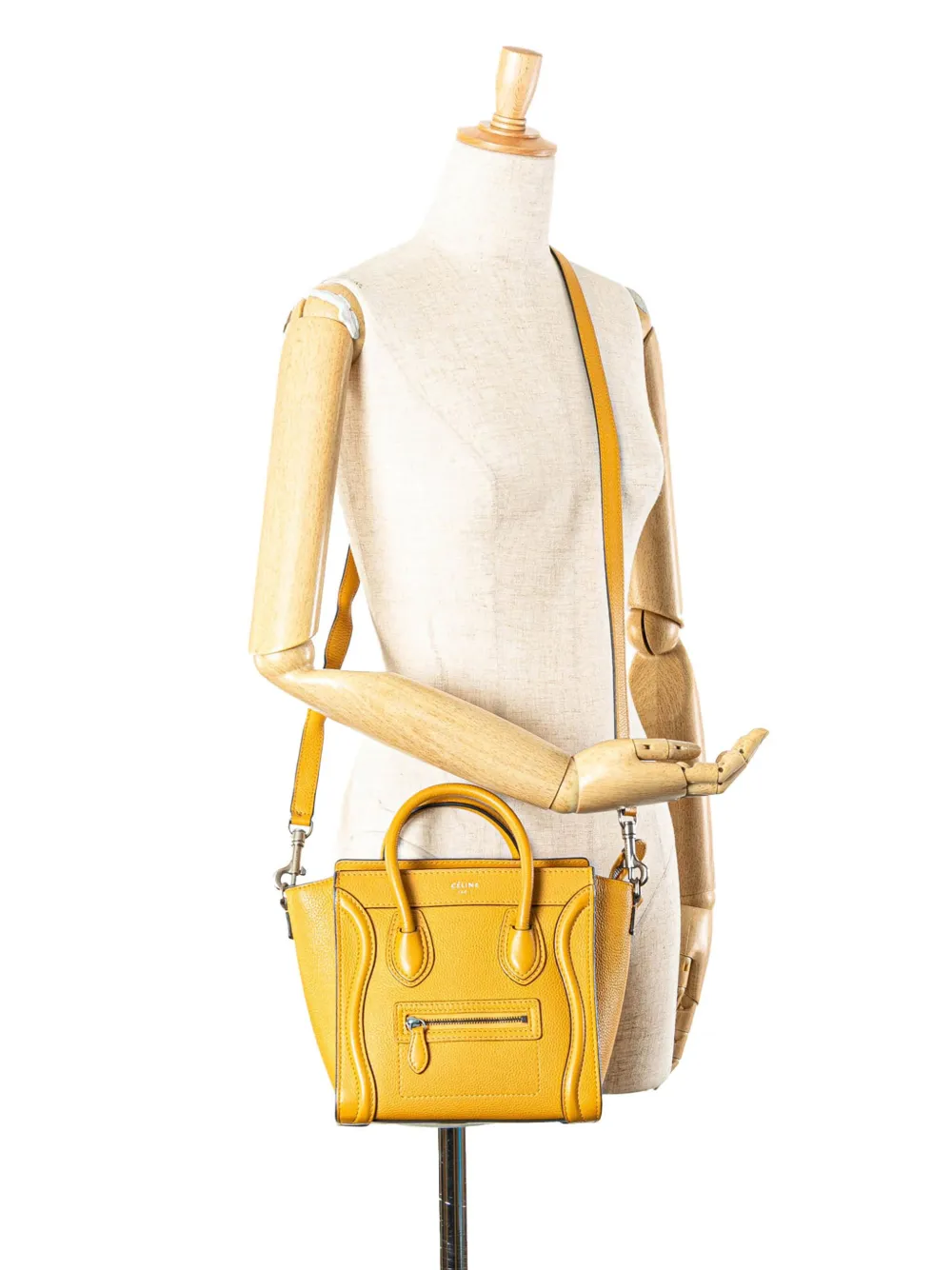 2013 Nano Leather Luggage Tote Satchel