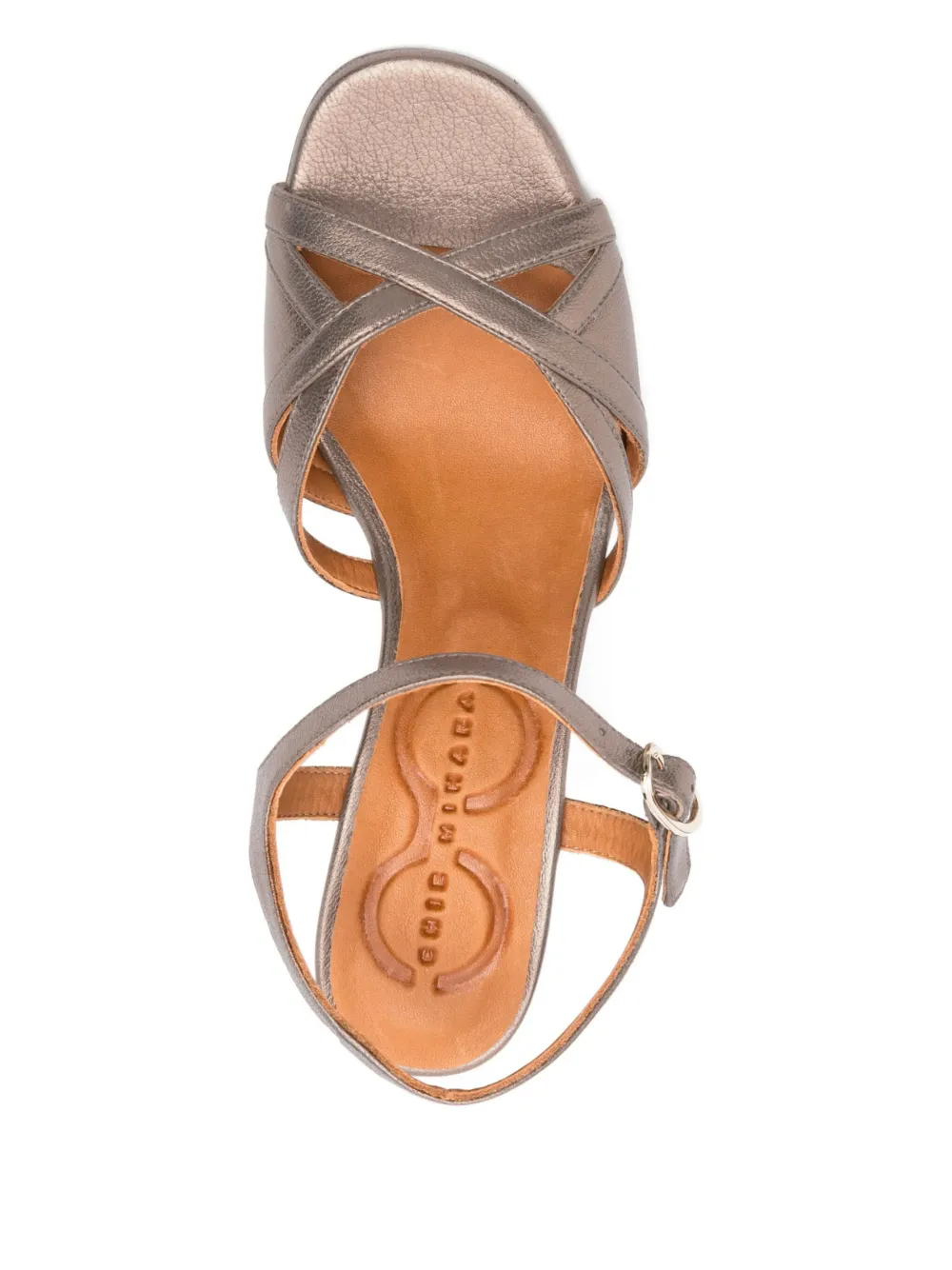 Chie Mihara 80mm Bemon sandals Brown