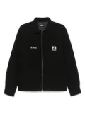 XLarge logo-patch overshirt - Black