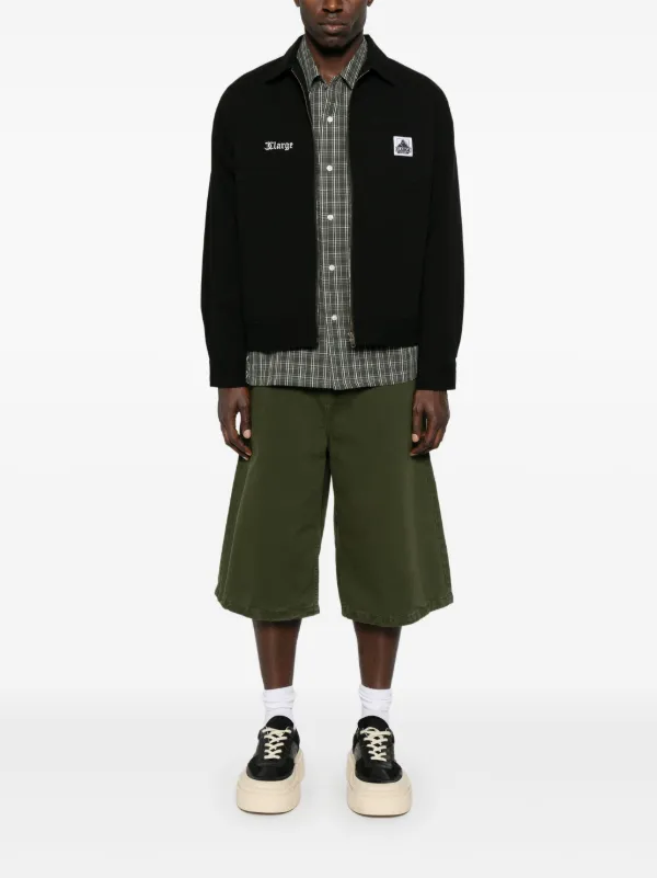 XLarge ロゴパッチ オーバーシャツ | ブラック | FARFETCH JP