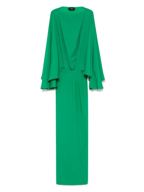 Taller Marmo Vestido longo com detalhe de pregas