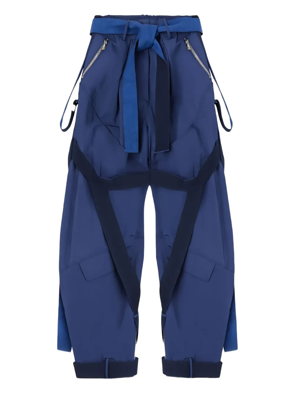 The Attico high-waisted trousers Blauw