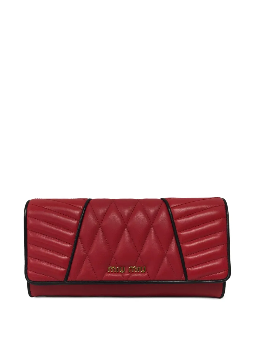 Miu Miu Gestepptes Portemonnaie | Rot | Image 1