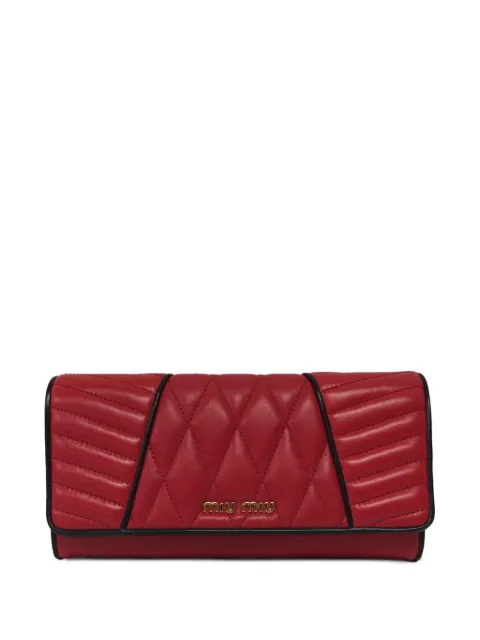 Miu Miu quilted wallet