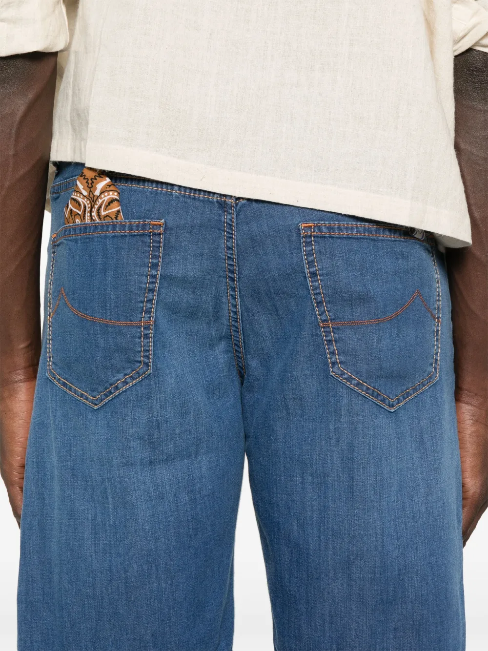 Jacob Cohën Nicolas shorts Blauw