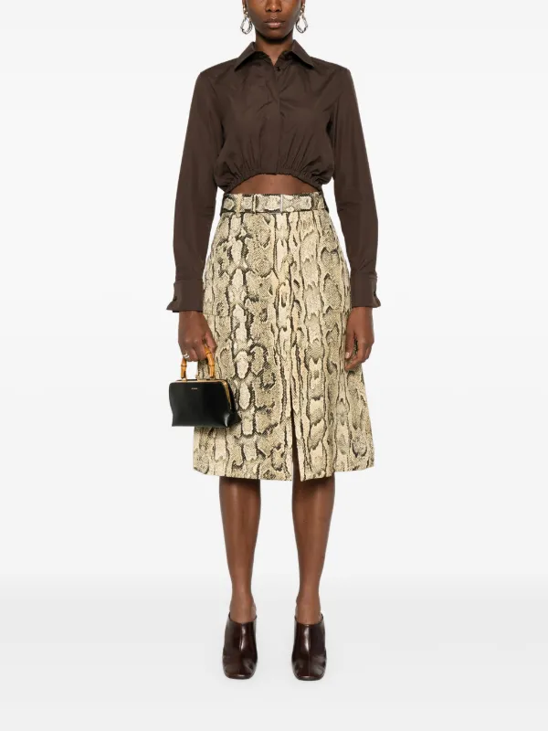 Tシャツ・カットソー Max Mara SS25 'Angio' shirt (2511111243600 041) Max Mara Angio Shirt | Brown | FARFETCH