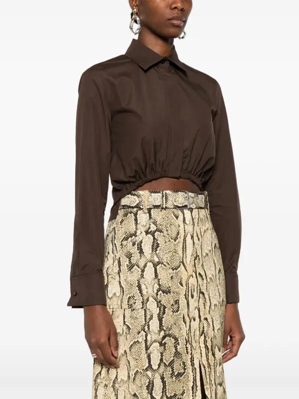 Tシャツ・カットソー Max Mara SS25 'Angio' shirt (2511111243600 041) Max Mara Angio Shirt | Brown | FARFETCH