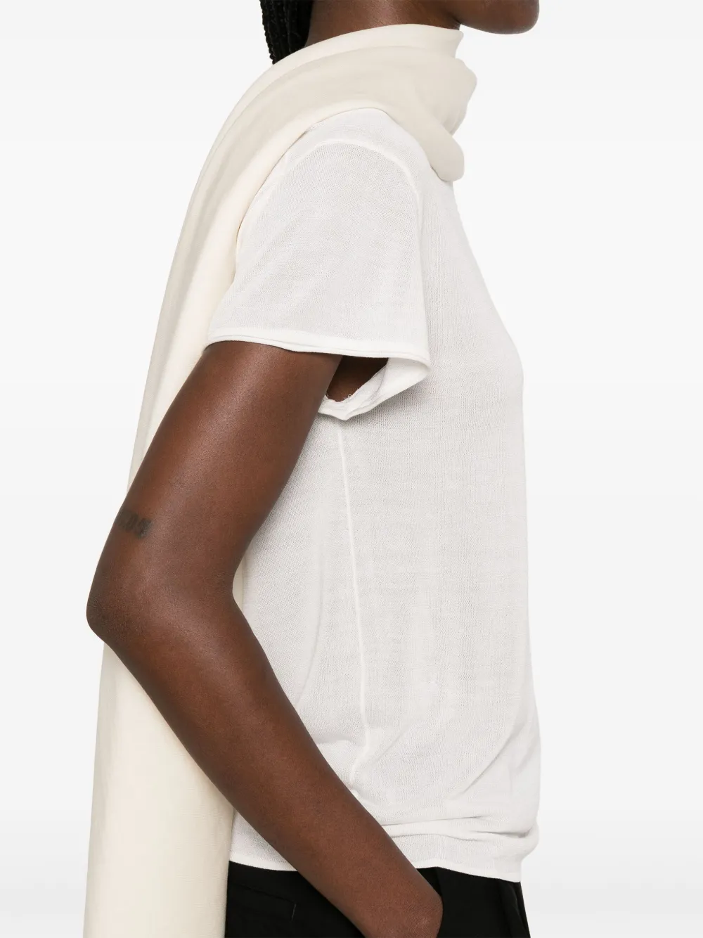 TOTEME Zijden T-shirt Wit
