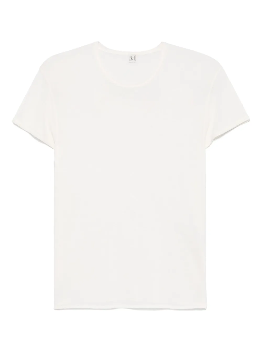 TOTEME Zijden T-shirt Wit