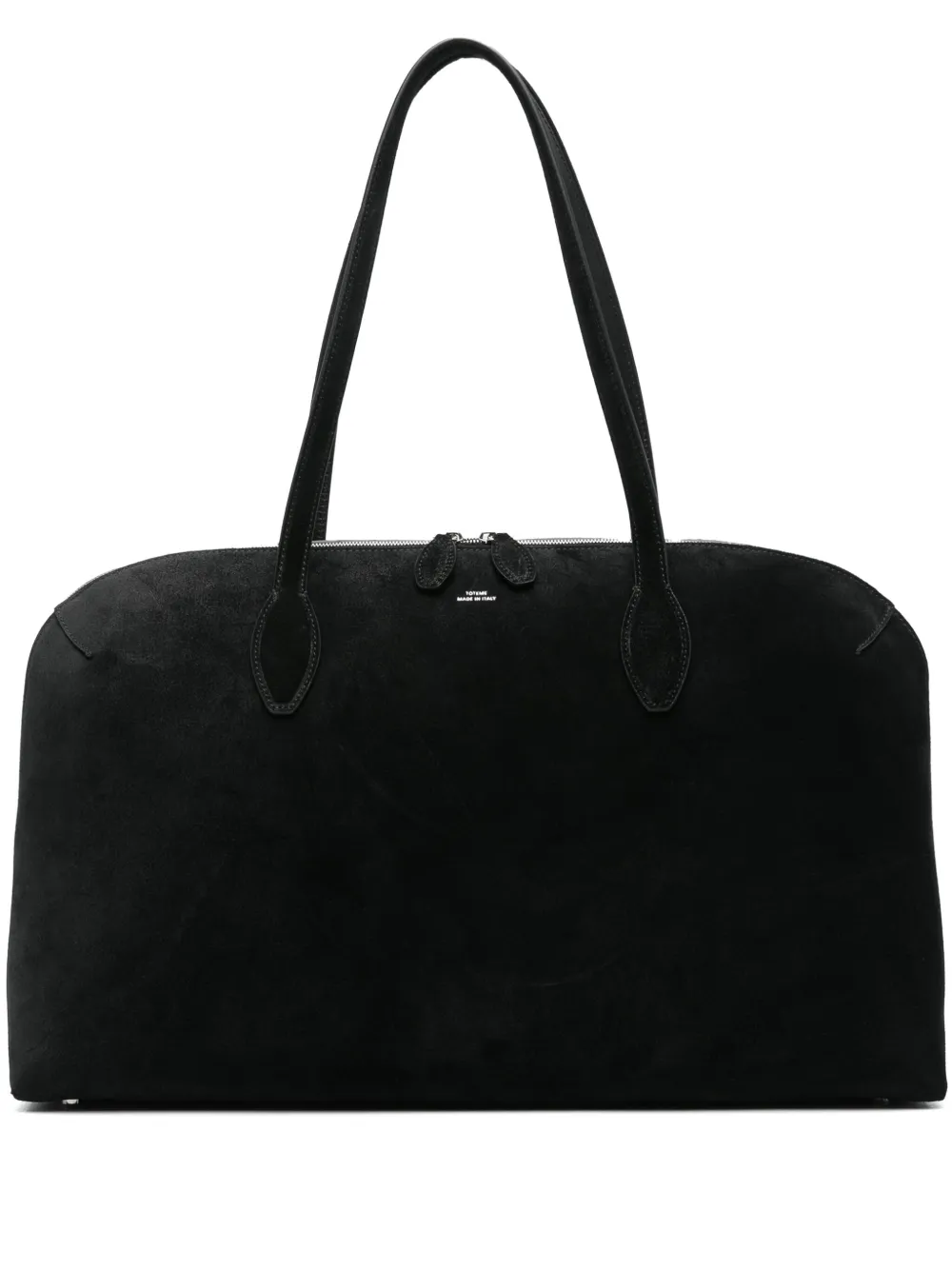 TOTEME sac porté épaule en daim | noir | Image 1